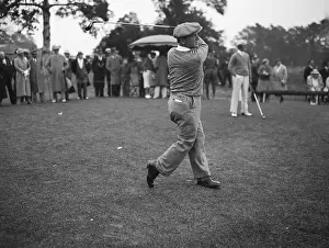 Drive Prints: Bobby Cruickshank Tees Off in Masters