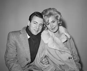 Couples Prints: Bobby Darin Posing with Sandra Dee