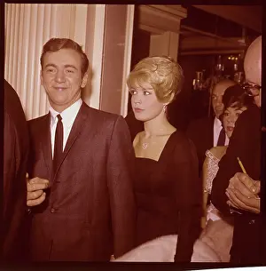 Bobby Darin and Sandra Dee with Reporters