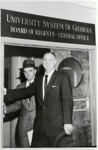 Pittsburgh Steelers Prints: Bobby Dodd Standing in the Doorway of the Regents Office