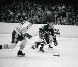 Bobby Hull in Hockey Action