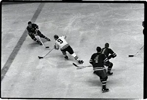 Bobby Hull in Hockey Action