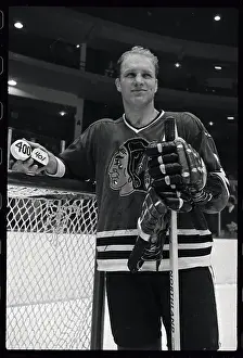 Bobby Hull Posing for Photo
