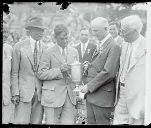 Columbus Prints: Bobby Jones Accepting Cup