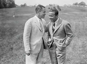 Bobby Jones Chatting with Gene Sarazen