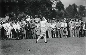 Georgia Prints: Bobby Jones Driving from Seventh