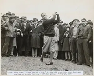 Bobby Jones in Golfing Action