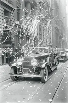 Frenzy Prints: Bobby Jones Greeting Crowd From Automobile