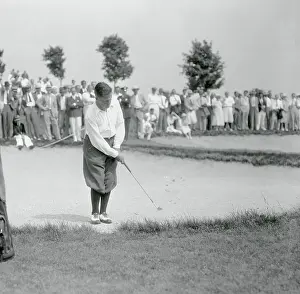 Bobby Jones Hitting Ball Out of a Sand Trap