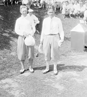 Jock Hutchison Prints: Bobby Jones with Jock Hutchinson