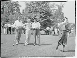 Springfield Prints: Bobby Jones Playing Golf with Colleagues