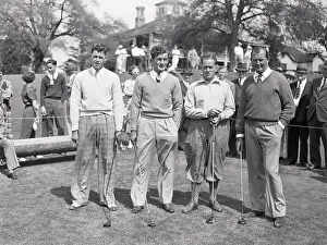 Bobby Jones Posing with Colleagues