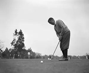Tournament Prints: Bobby Jones Shown Golfing
