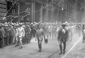 Bobby Jones Walking with Crowd