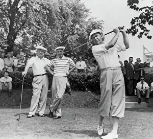 Bobby Locke in Golf Tournament