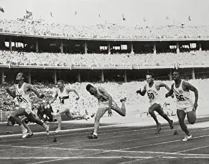 Bobby Morrow Winning Olympic Sprint