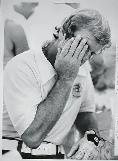 Bobby Nichols Covering His Face