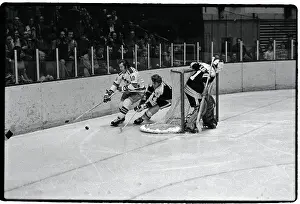 Bobby Orr Checking Opponent in Game