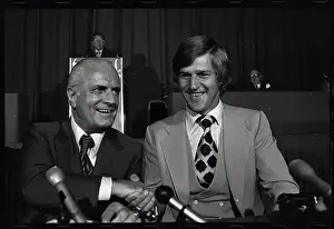 Bobby Orr Shaking Hands with Tommy Ivan