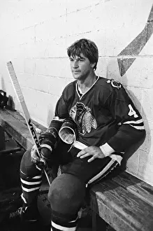 Bobby Orr Sitting on Bench