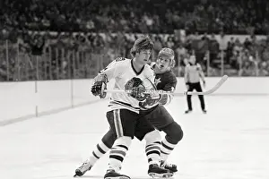 Ice Rink Prints: Bobby Orr And Steve Jensen Keeping in Check