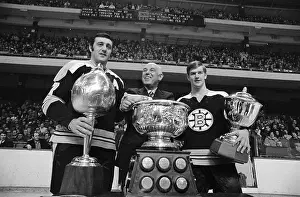 Bobby Orr and Tony Esposito Getting Awards