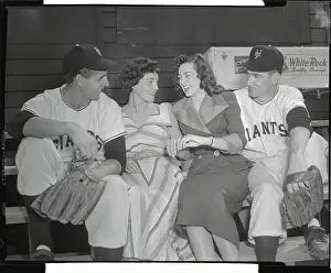 Bobby Thomson and Al Corwin with Their Wives