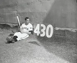 Phoenix Prints: Bobby Thomson Resting in Centerfield