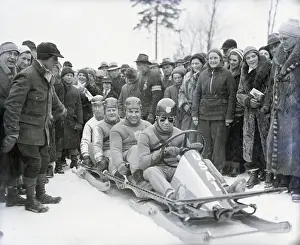 Us Bobsleigh Team In Olympiad
