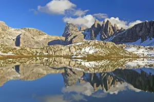 Mountain Lake Prints: Bodensee lake in the Sexten Dolomites, South Tyrol, Italy