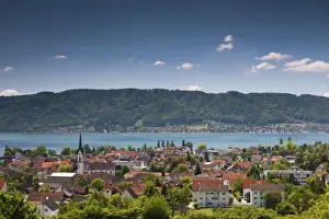 Konstanz Prints: Bodman-Ludwigshafen on Lake Constance, Baden-Wuerttemberg, Germany, Europe