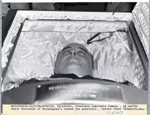 Managua Prints: Body of Anastasio Somoza Lying in State