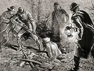 Thief Prints: Body Snatchers Dtealing A Corpse