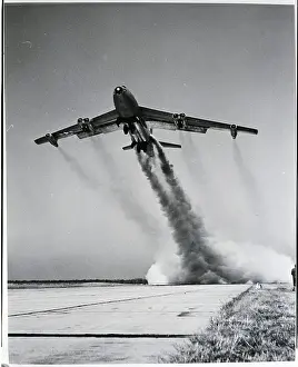 Boeing Prints: Boeing B-47 Stratojet Taking Off