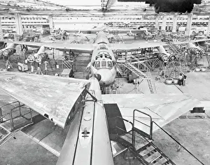 Boeing B-52 Warplane Production Line