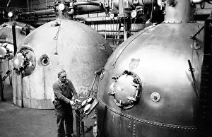 Industrial Machiner Prints: Boiler Man