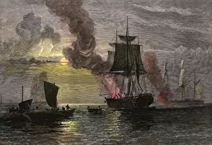 Landscape Vessel Sailing Prints: Boiling Blubber