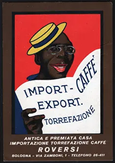 Postcard Prints: Bologna Italy Coffee Promo