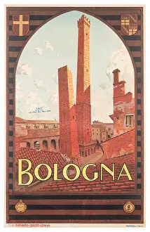 Bologna Travel Poster