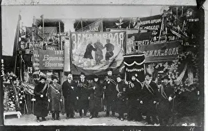 Petrograd Prints: Bolsheviks Demonstrating with Executive Committee