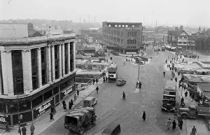 Prints of 1942: A bomb damaged street in Coventry. Original Publication: Picture Post - 1168 - Coventry - unpub. (Photo by Haywood Magee/Picture Post/Hulton Archive/Getty Images) Discover the Vision of Haywood Magee – A Master of Mid-Century British Life: Bomb Damage