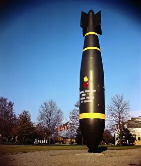 Aberdeen Prints: Bomb Displayed at Aberdeen Proving Ground