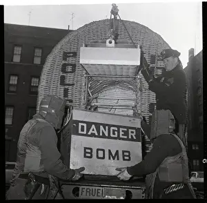 Threatening Prints: Bomb Squad Loading Bomb Box
