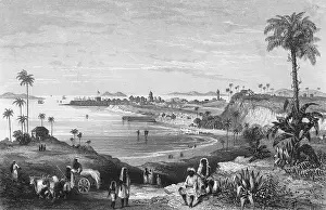 Mumbai Prints: Bombay Citizens Along Shoreline