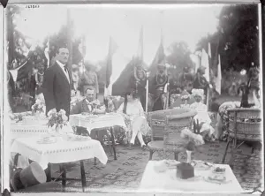 Governor Prints: Bombay Governor and Wife Visiting India Royalty