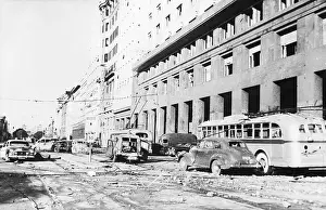 Rebel Prints: Bombed Street with Rubble