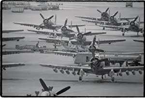 Parked Prints: Bombers on Airfield in Saigon