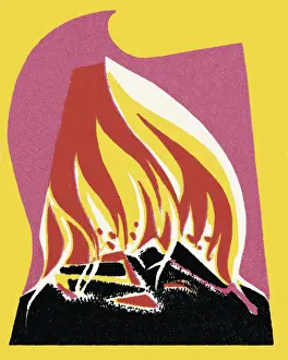 Campfire Prints: Bonfire