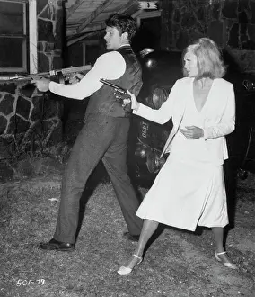 Bonnie and Clyde Shooting Guns