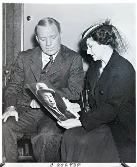 Dead Prints: Bonnie Rockne and Pat O'Brien Holding Photo